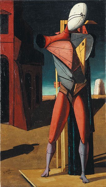 Giorgio de Chirico Il Trovatore, 1917. Olio su tela, cm 103 x 65, Collezione privata