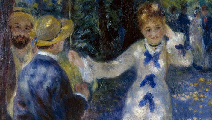 Pierre-Auguste Renoir, L'altalena (particolare), 1876, olio su tela © Musée d'Orsay, dist. RMN-Grand Palais / Patrice Schmidt