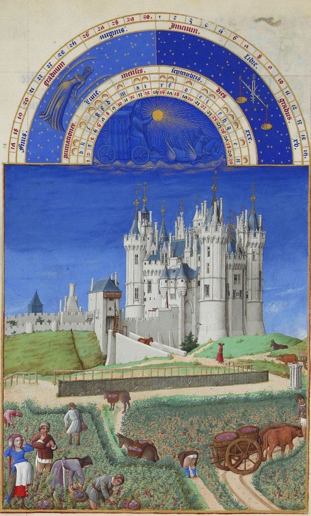 Très riches heures du Duc de Berry, Settembre