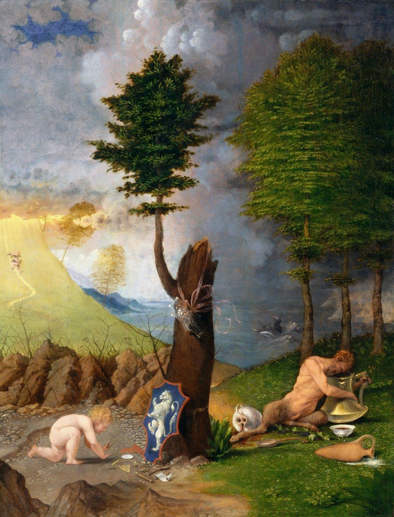 Lorenzo Lotto, Allegoria della virtù e del vizio