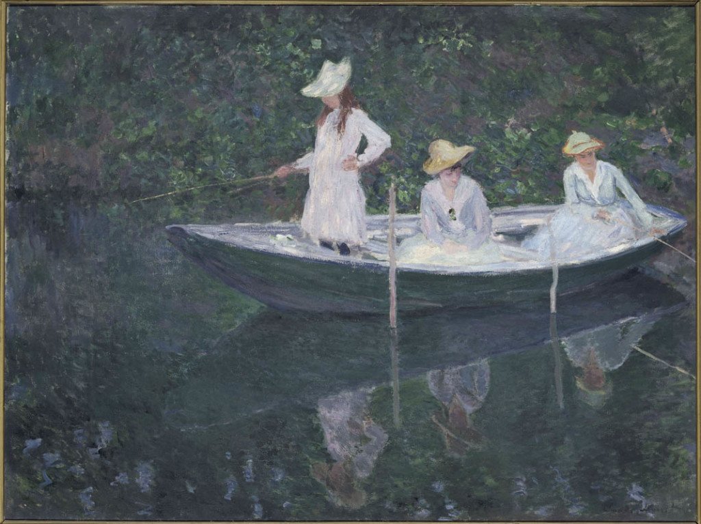Claude Monet, In norvegese o La barca a Giverny.