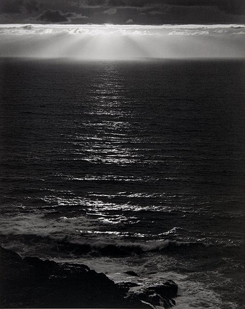 © Ansel Adams, 1946, Sundown, the Pacific