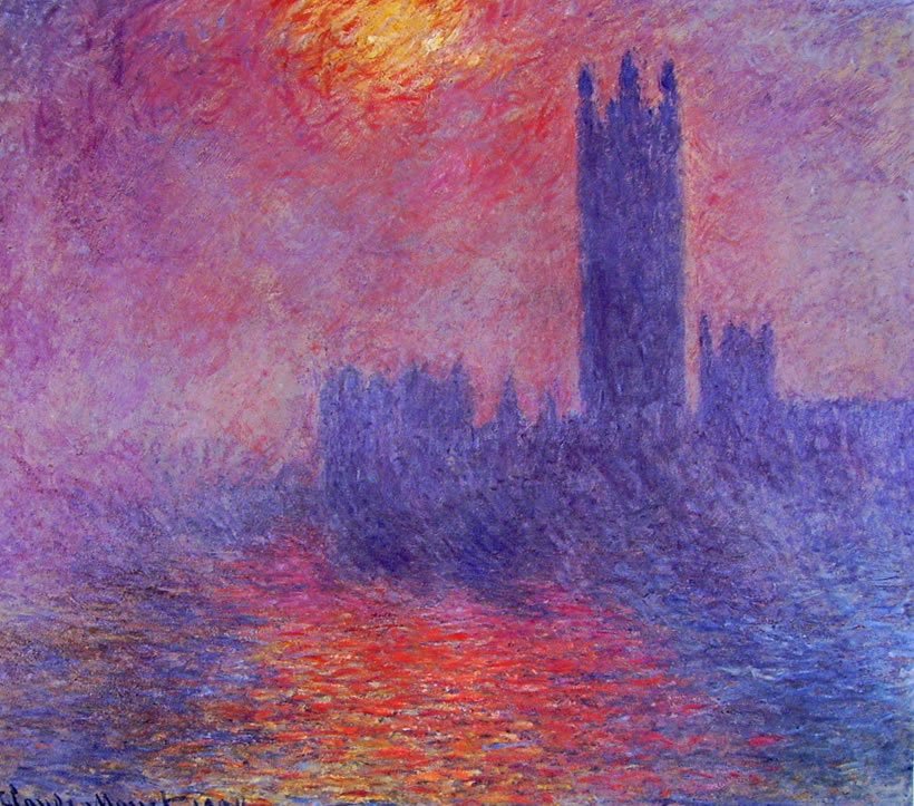 Claude Monet, Il Parlamento di Londra.