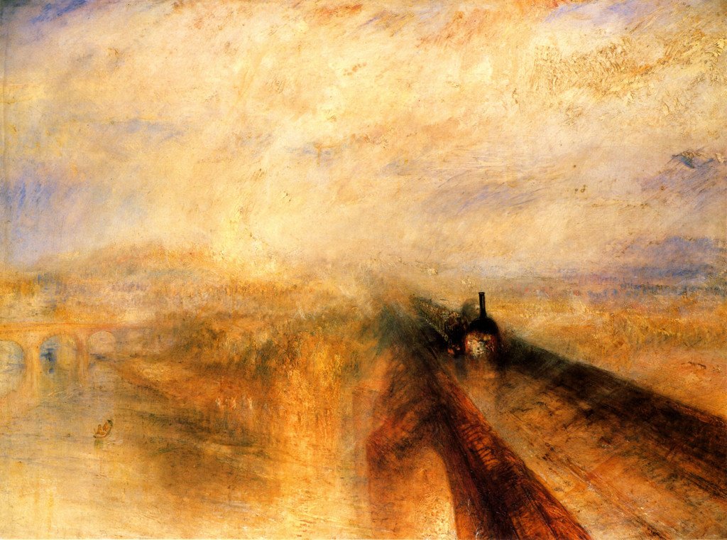 William Turner, Vapore, pioggia, velocità