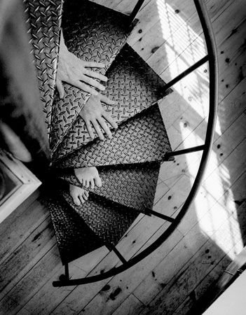 © Arno Rafael Minkkinen Nude Descending a Staircase, Rockport, Maine, 2005 