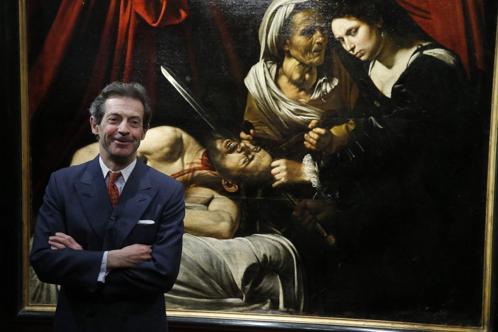 Eric Turquin davanti al dipinto © Copyright AFP