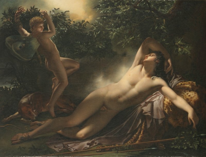 "Il sonno di Endimione" Anne-Louis Girodet de Roussy-Trioson (1792)