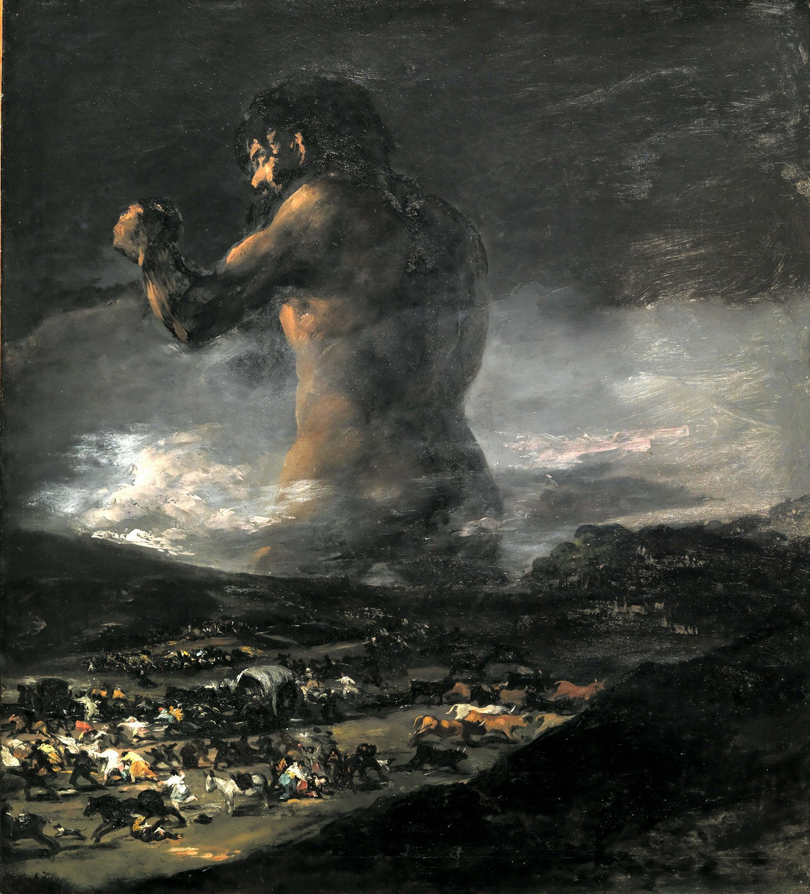 "Il Colosso" di Francisco Goya