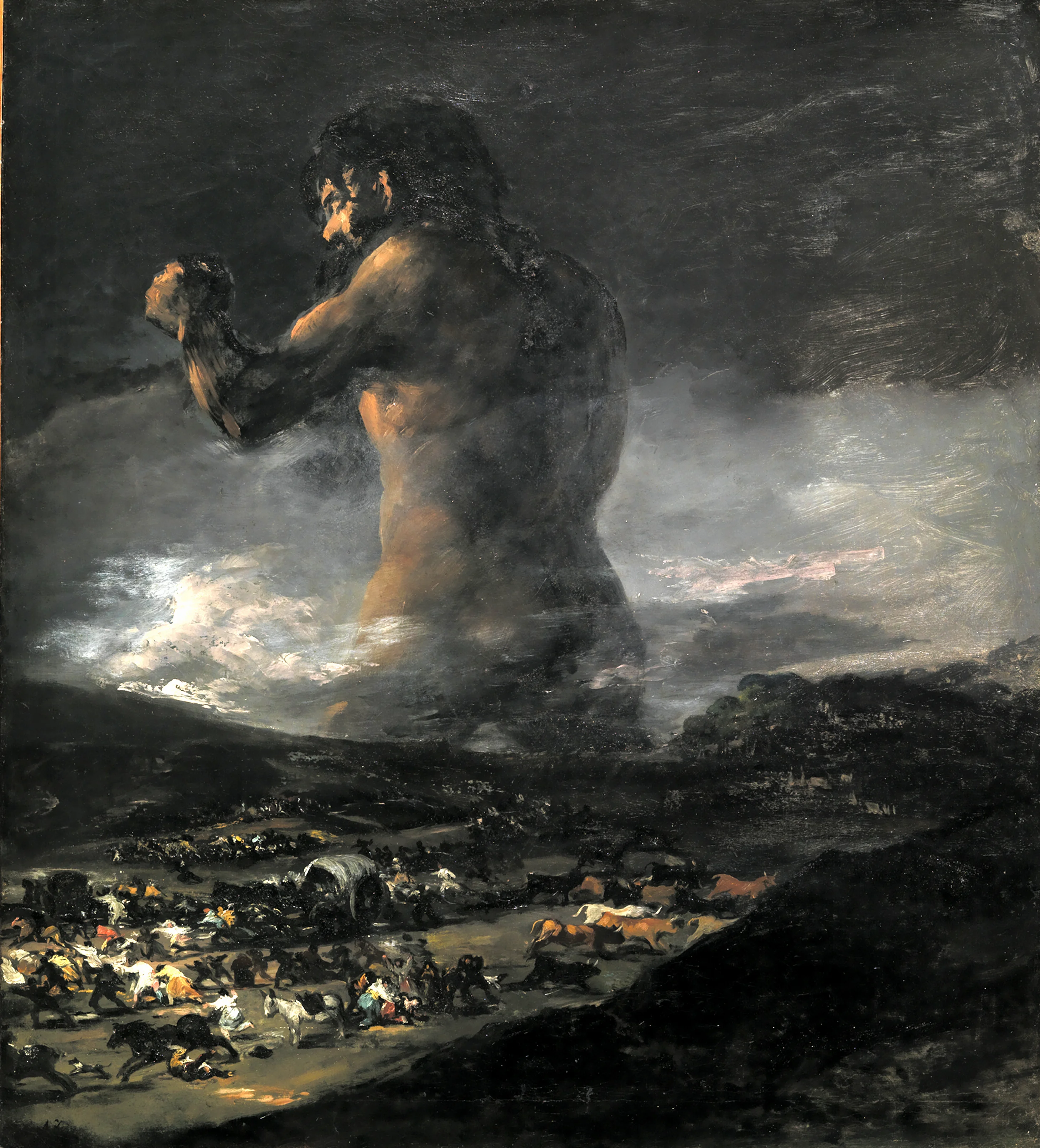 "Il Colosso" di Francisco Goya
