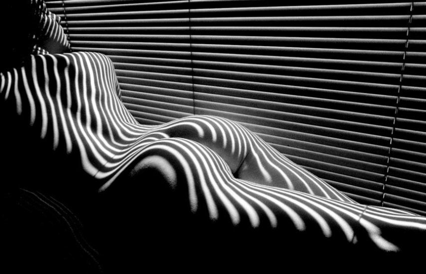 Zebra nude 1998 © Lucien Clergue