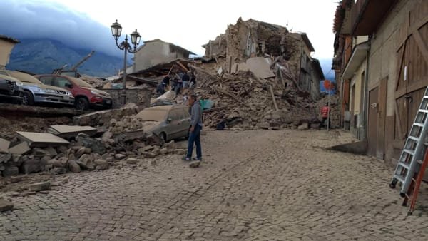 Terremoto ad Amatricia del 24 agosto 2016. Fonte: www.romatoday.it
