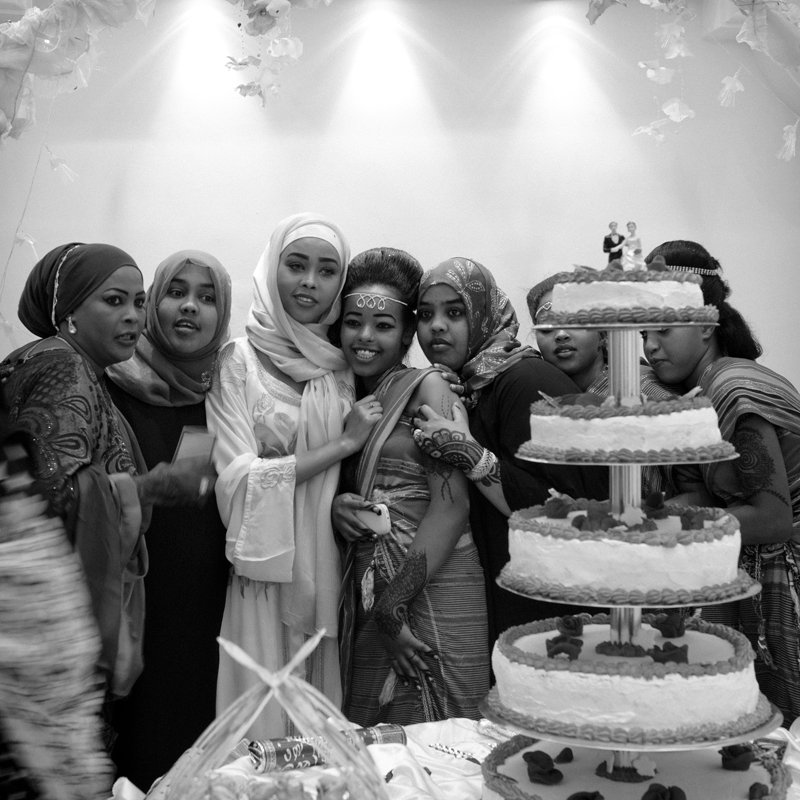 Girls at a wedding party in Hargeisa, Somaliland. 2015