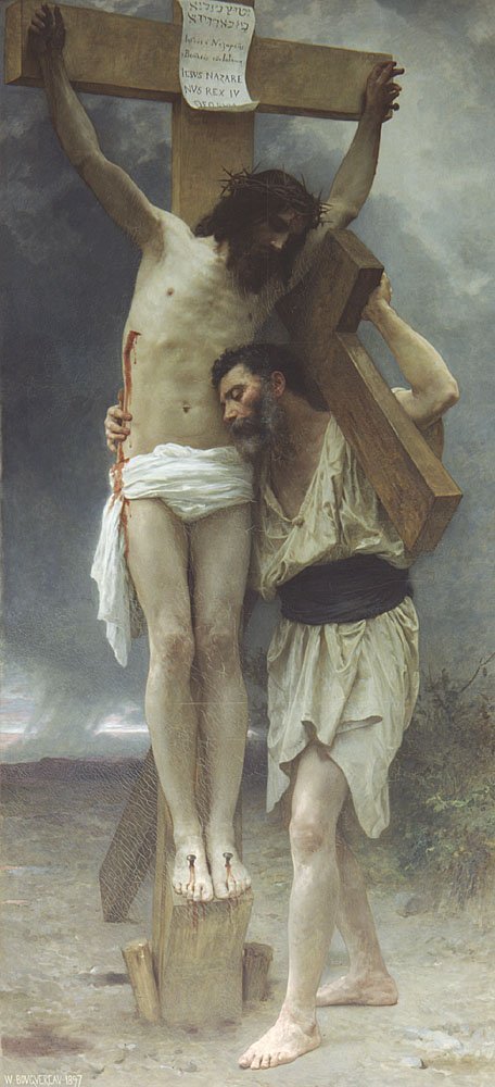 WILLIAM-ADOLPHE BOUGUEREAU, Compassione, 280x130, olio su tela, 1897, Parigi, Museo d'Orsay