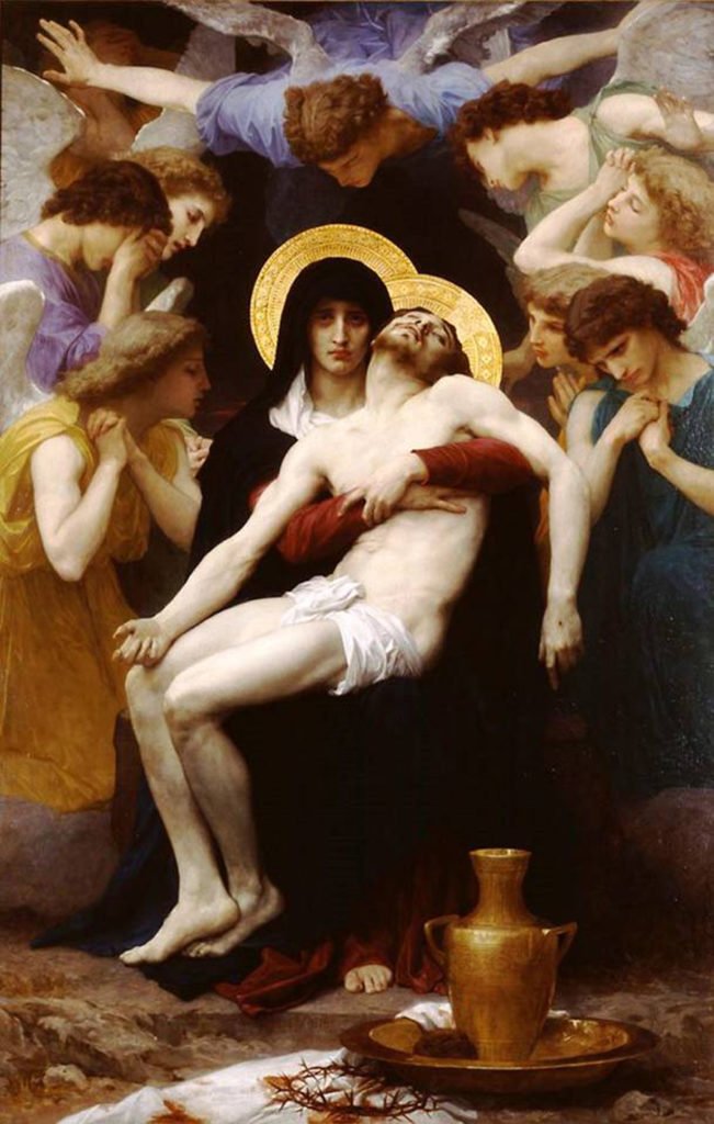WILLIAM-ADOLPHE BOUGUEREAU, Pietà, 230x148, olio su tela, 1876, collezione privata
