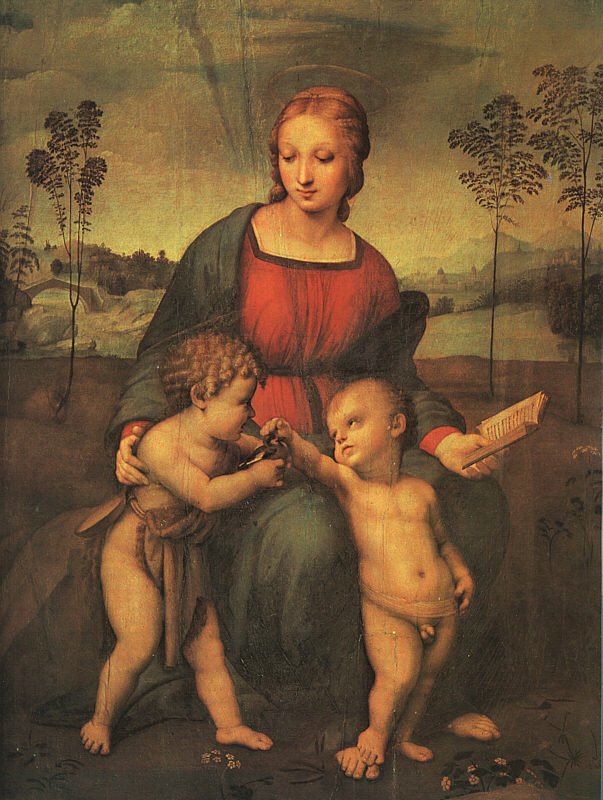"Madonna del cardellino" Raffaello. Fonte: www.bilanciozero.net