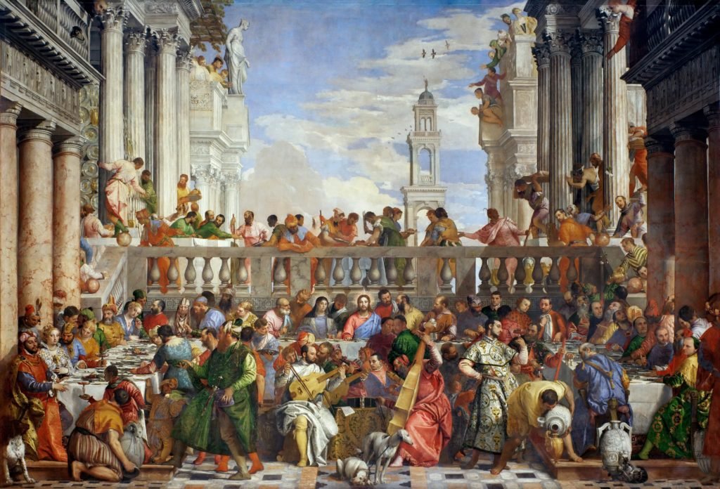 Nozze di Cana, Paolo Veronese, 1563, Museo del Louvre, Parigi