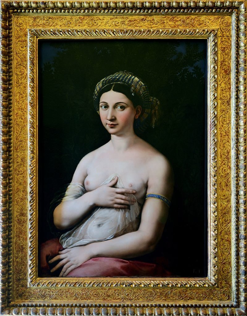 La Fornarina di raffaello