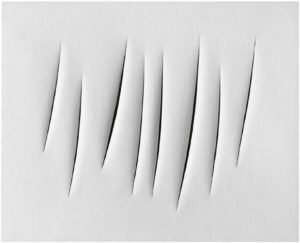 Attese di lucio Fontana