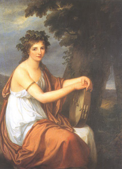 Ritratto di giovinetta in veste di baccante Angelica Kauffmann