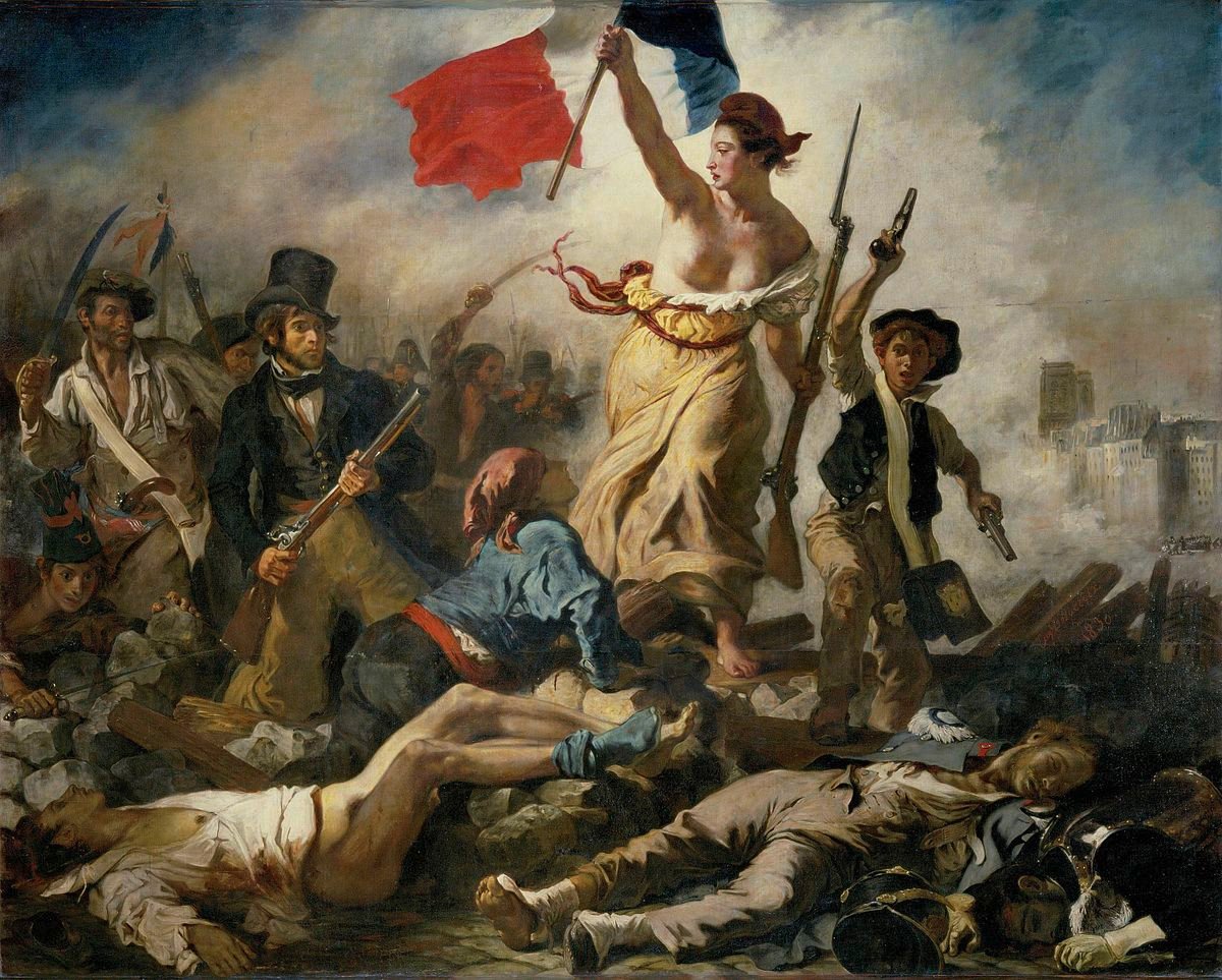 la libertà che guida il popolo delacroix