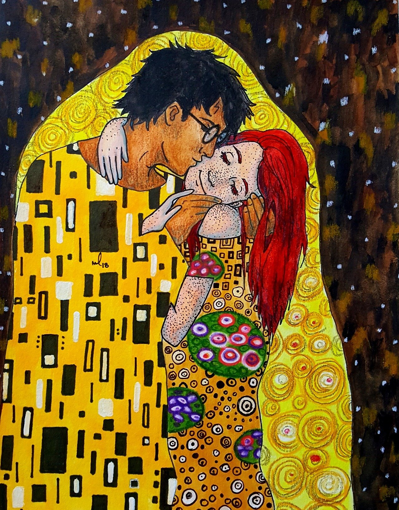 Dieci Rivisitazioni De Il Bacio Di Klimt Opere D Arte Spiegate Bene