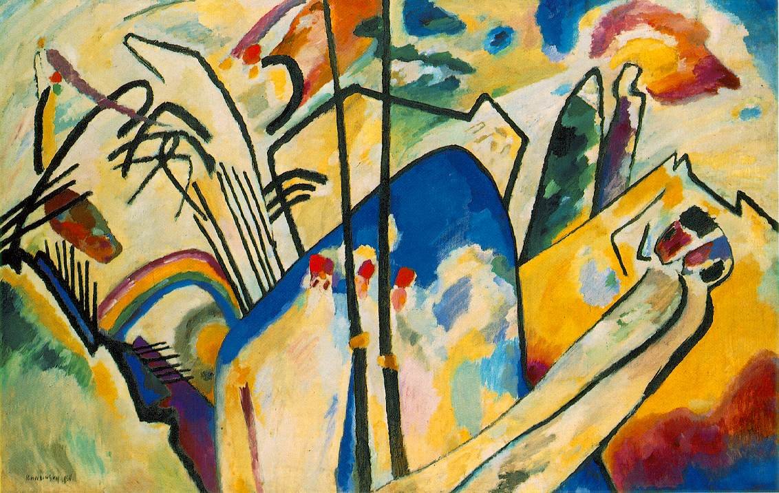 Composizione IV di Vasilij Kandinskij 