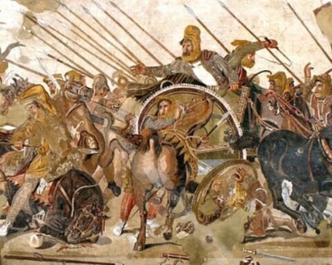 mosaico di alessandro