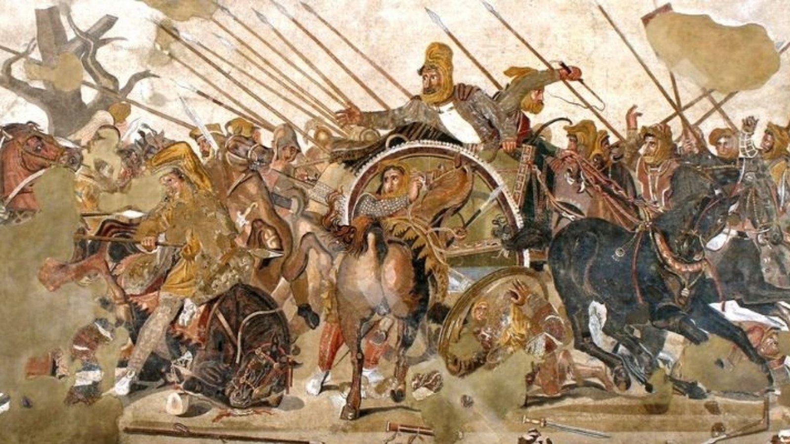 mosaico di alessandro