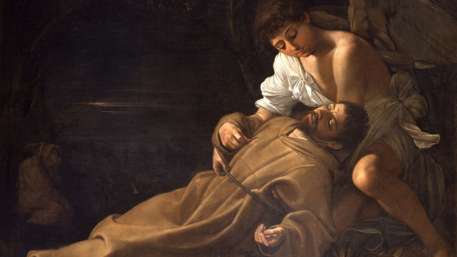 san francesco in estasi di caravaggio