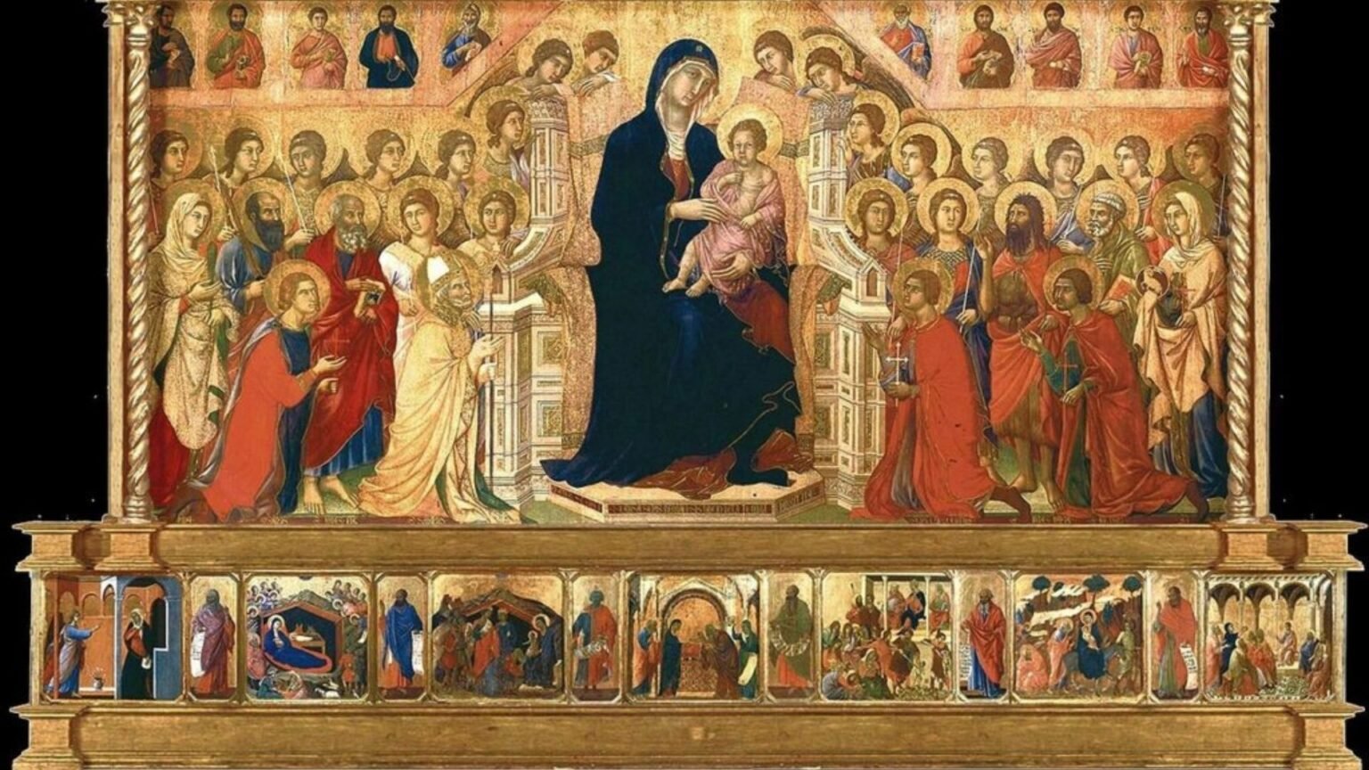 «La Maestà del Duomo di Siena» di Duccio di Buoninsegna