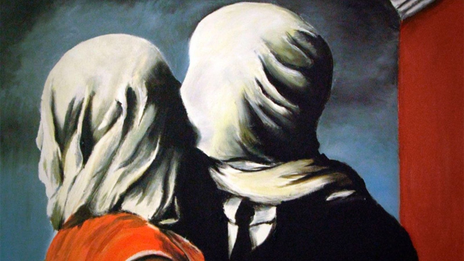 René Magritte, Les amants, 1928