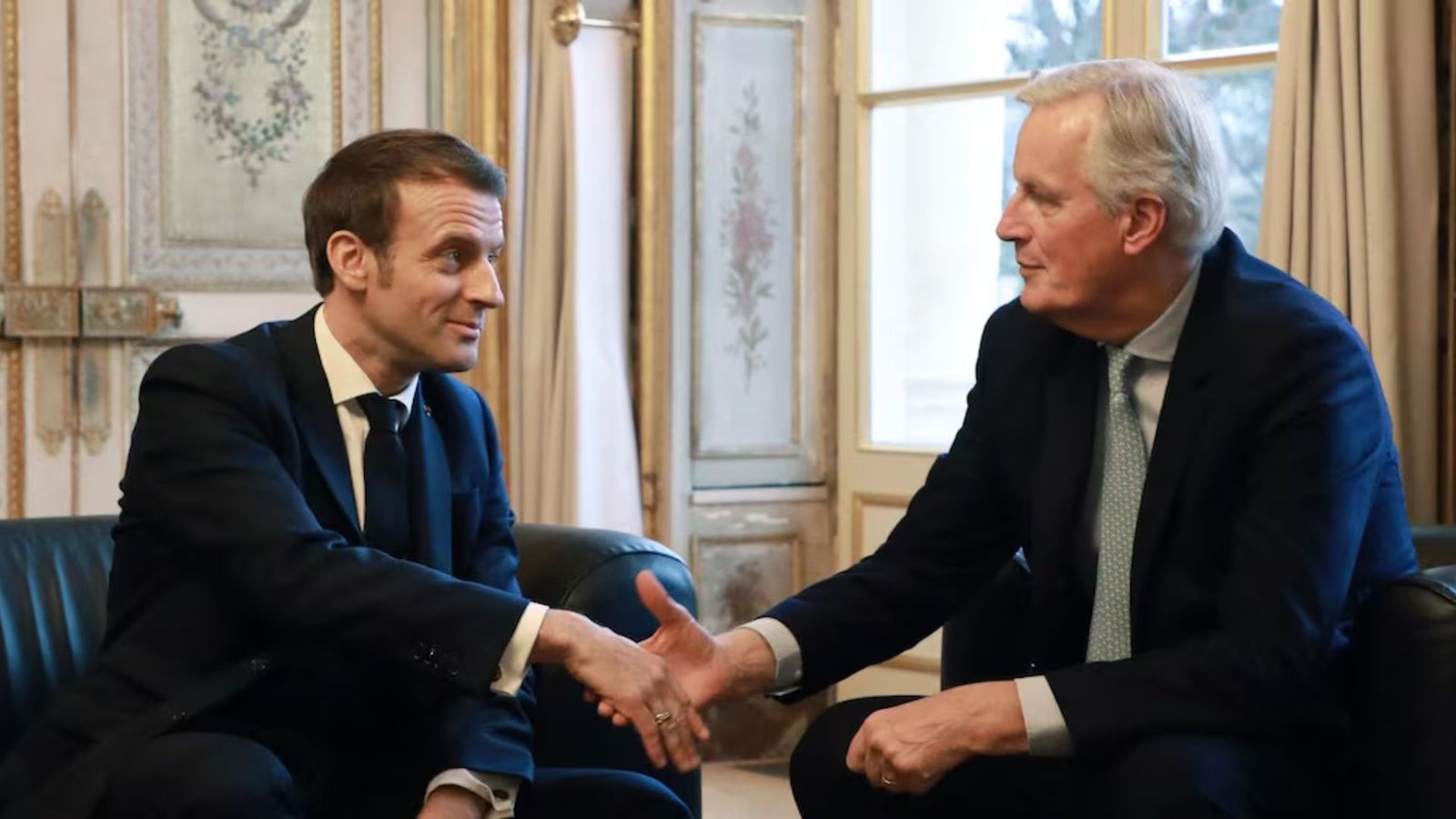 Emmanuel Macron e Michel Bernier