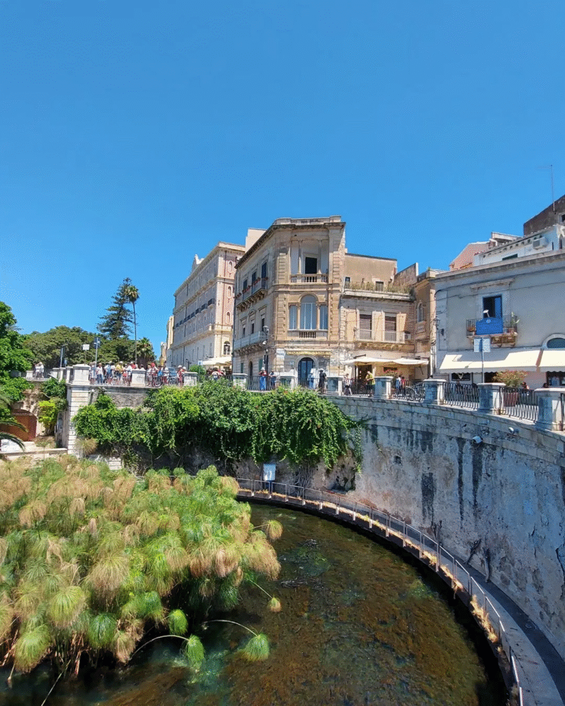 La fonte Aretusa di Siracusa