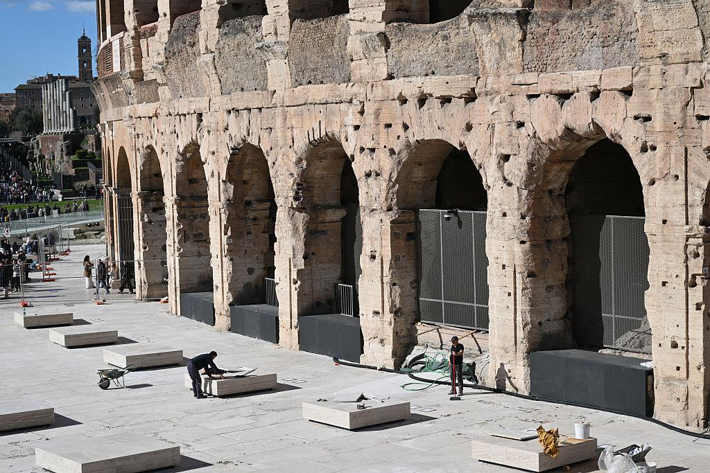 pavimentazione colosseo